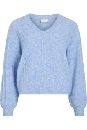 VILA Scollo A V Pullover A Maglia