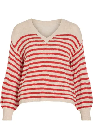 VILA Scollo A V Pullover A Maglia