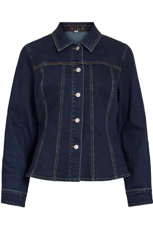 VILA Con Abbottonatura Giacca In Denim