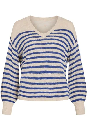VILA Scollo A V Pullover A Maglia