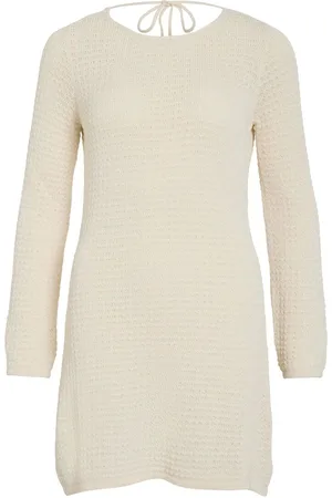 VILA Maniche Lunghe Viamada Vestito Corto