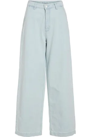 VILA Vita Alta Jeans A Gamba Ampia