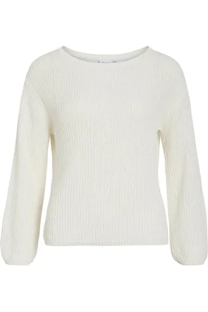 VILA Visummi Scollo A Barchetta Pullover A Maglia
