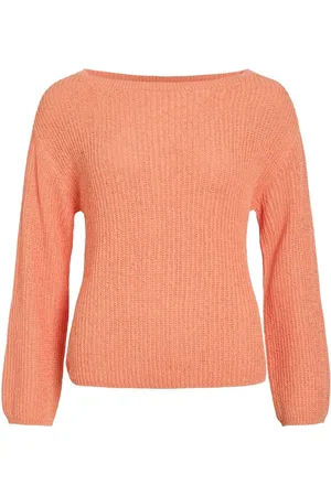 VILA Visummi Scollo A Barchetta Pullover A Maglia