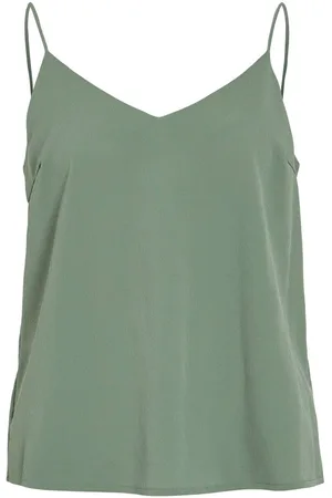 VILA Vimathilde V-neck Canottiera Cinghia Di Spaghetti