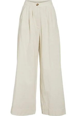 VILA Vietni Vita Alta Pantaloni Gamba Ampia