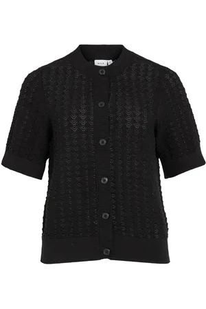 VILA Vivua Short Sleeve Cardigan A Maglia