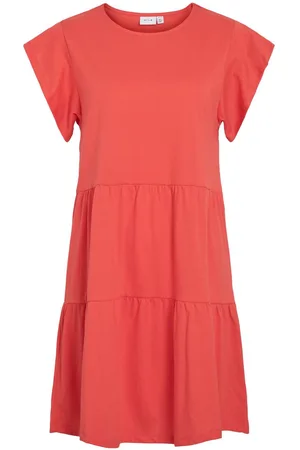VILA Visummer Cap Sleeved Vestito Mini