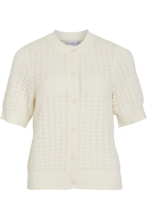 VILA Vivua Short Sleeve Cardigan A Maglia