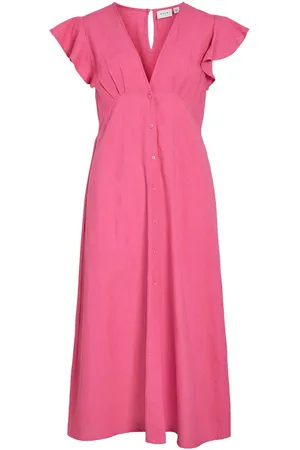 VILA Vinelo Short Sleeved Vestito Midi