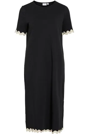 VILA Vicalisa Maniche Corte Vestito Midi