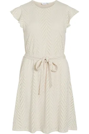 VILA Videlaia Short Vestito Con Maniche Ad Aletta