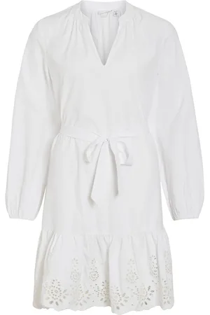 VILA Vikelli Maniche Lunghe Vestito Corto