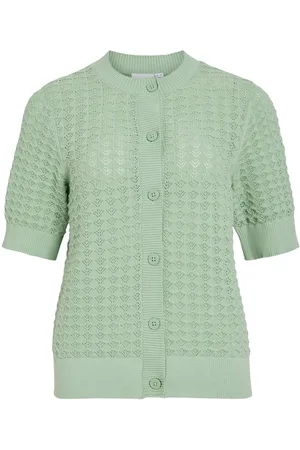 VILA Vivua Short Sleeve Cardigan A Maglia