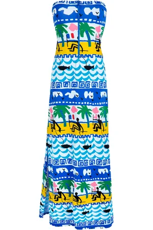 Vilebrequin Vestito Lungo Donna Con Corpetto La Mer