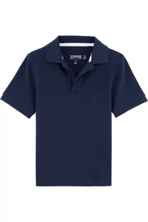 Vilebrequin Polo Bambino In Piqué Di Cotone Cangiante Tinta Unita