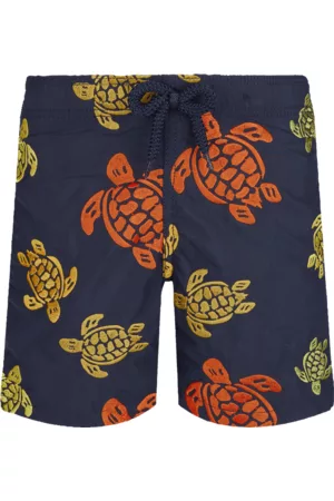 Vilebrequin Costume Da Bagno Bambino Ricamato Ronde Des Tortues