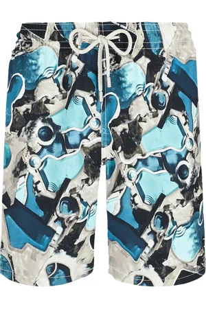 Vilebrequin Costume Da Bagno Lungo Uomo Elasticizzato Californian Pool Dogtown