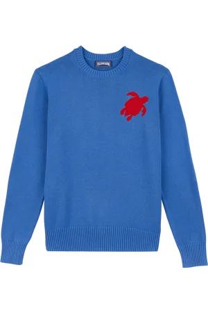 Vilebrequin Maglione Girocollo Uomo In Cotone E Cashmere Turtle