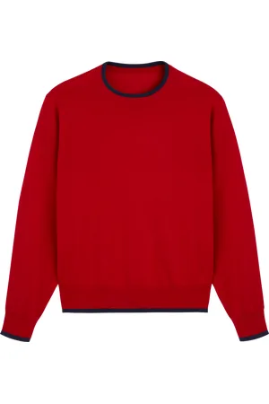 Vilebrequin Maglione Girocollo Uomo In Lana Merino, Cashmere E Seta