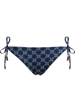 Vilebrequin Slip Bikini Donna Con Laccetti Laterali Vbq Monogram