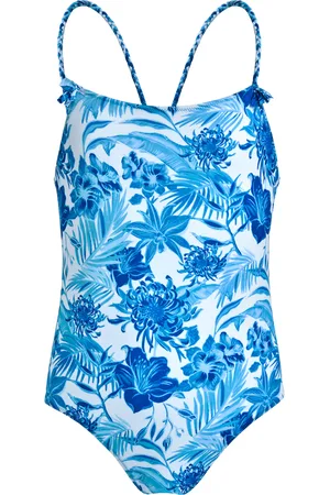 Vilebrequin Costume Intero Bambina Tahiti Flowers