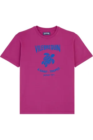 Vilebrequin T-shirt Uomo In Cotone Gomy Placed Logo