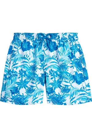 Vilebrequin Pantaloncini Mare Bambino Elasticizzati Tahiti Flowers