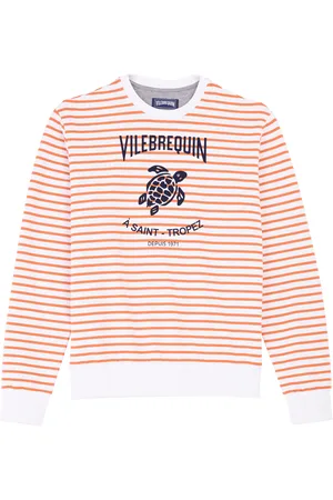 Vilebrequin Felpa Girocollo Uomo In Cotone A Righe