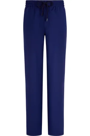 Vilebrequin Pantaloni Uomo In Lana Super 120