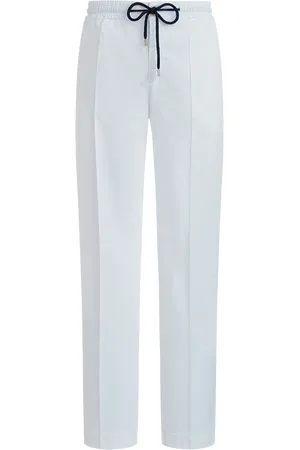 Vilebrequin Pantaloni Uomo In Tencel E Cotone Tinta Unita