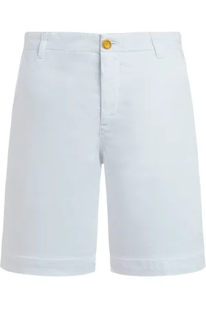 Vilebrequin Bermuda Uomo In Raso E Tencel Tinta Unita