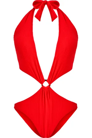 Vilebrequin Costume Intero Trikini Donna Jacquard Vichy