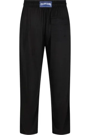 Vilebrequin Pantaloni In Jersey Di Lino Tinta Unita