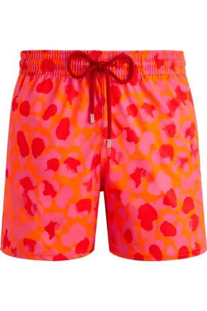 Vilebrequin Pantaloncini Mare Uomo Elasticizzati New Leopard