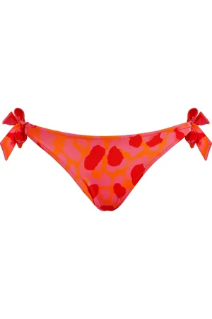 Vilebrequin Slip Bikini Donna Con Laccetti Laterali New Leopard