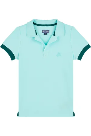 Vilebrequin Boys Cotton Pique Polo Shirt Solid