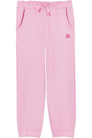 Vilebrequin Pantaloni Jogger Bambina In Cotone Biologico Turtle Heart Tahiti