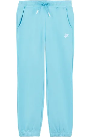 Vilebrequin Pantaloni Jogger Bambino In Cotone Biologico Tinta Unita