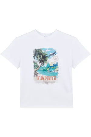 Vilebrequin T-shirt Bambino In Cotone Biologico Tahiti