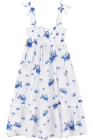 Vilebrequin Vestito Bambina Lucido In Viscosa Herbier
