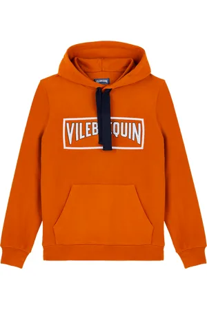 Vilebrequin Felpa Con Cappuccio Uomo In Cotone Tinta Unita