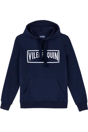Vilebrequin Felpa Con Cappuccio Uomo In Cotone Tinta Unita