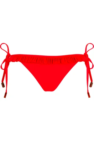 Vilebrequin Mini Slip Bikini Donna Con Laccetti Laterali Tinta Unita