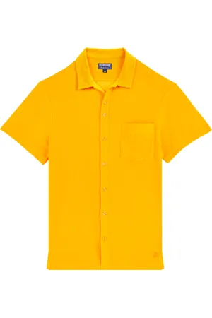 Vilebrequin Camicia Bowling In Cotone Tinta Unita