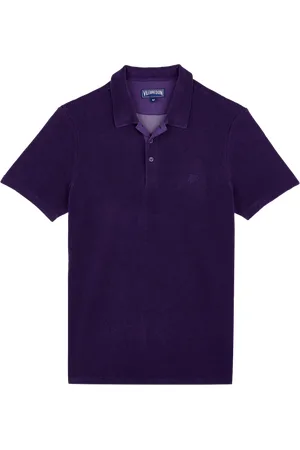 Vilebrequin Polo Uomo In Spugna Tinta Unita