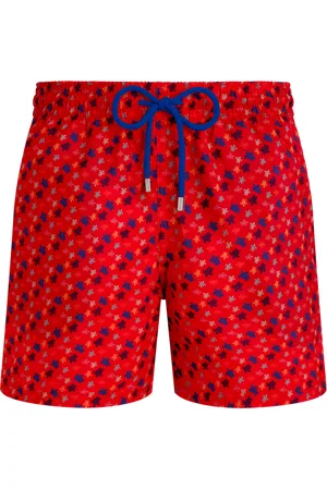Vilebrequin Pantaloncini Mare Uomo Ultraleggeri E Ripiegabili Micro Ronde Des Tortues Rainbow
