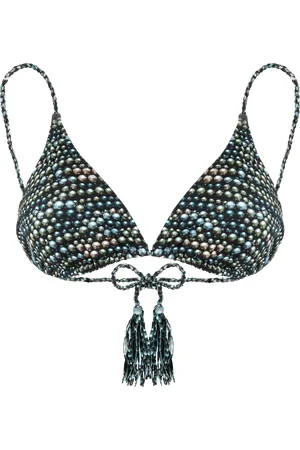 Vilebrequin Top Bikini Donna In Corda A Triangolo Pearl