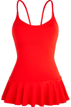 Vilebrequin Costume Intero Donna Con Gonna Tinta Unita