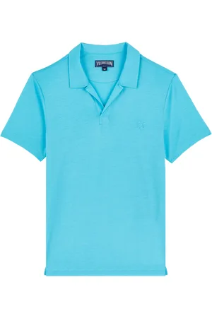 Vilebrequin Polo Uomo In Lyocell Tinta Unita